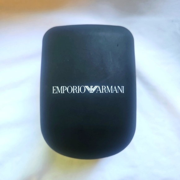 New Emporio Armani Silver Bracelet Watch Adjustable AR0102 Black Gift Box main image 5